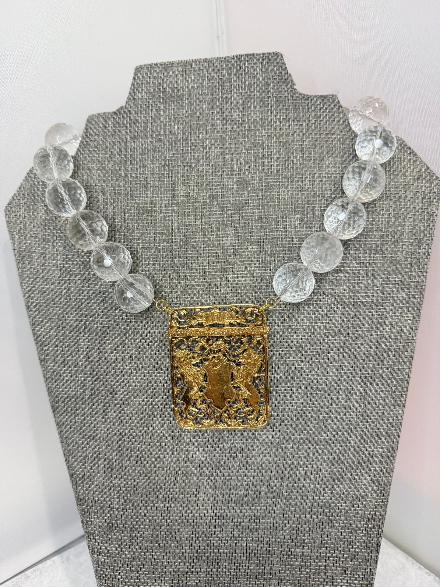 Made buckle necklace
