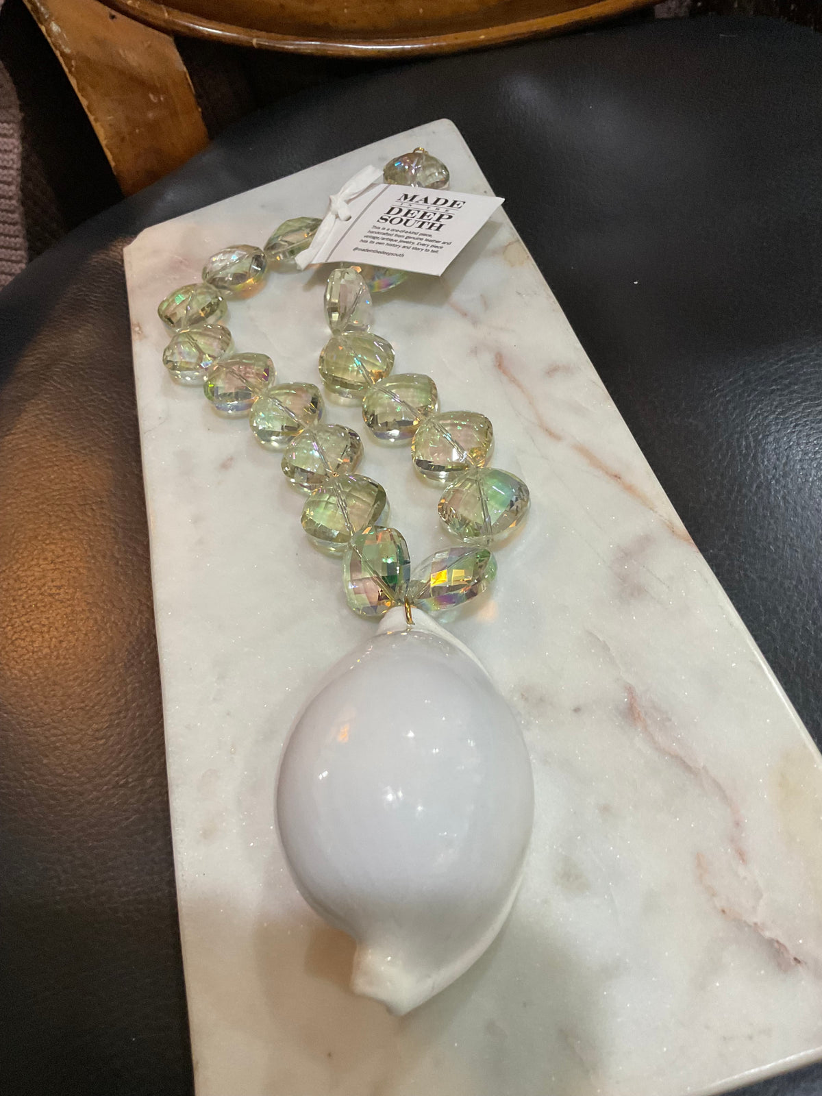 Made cowrie Shell necklace