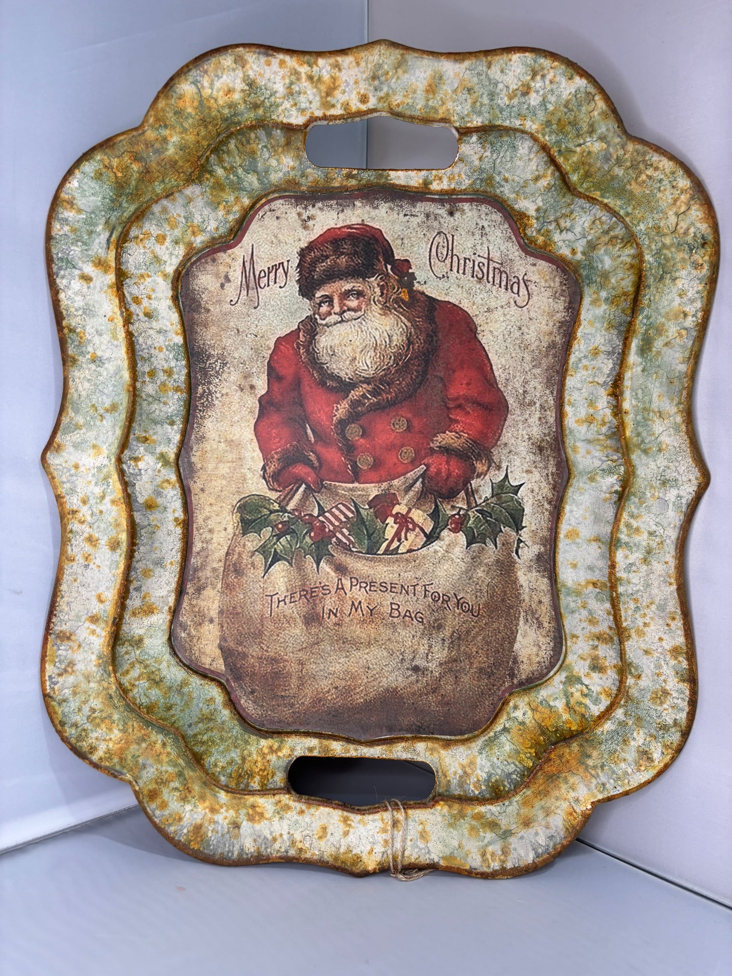 Vintage Santa Tray