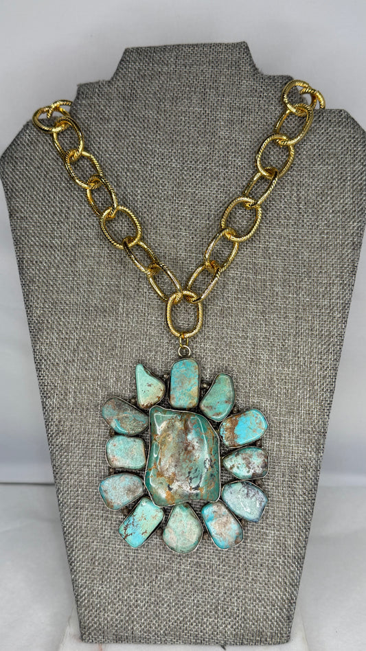 Made- agate necklace