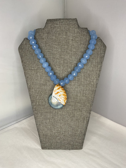Made nautilus Shell necklace