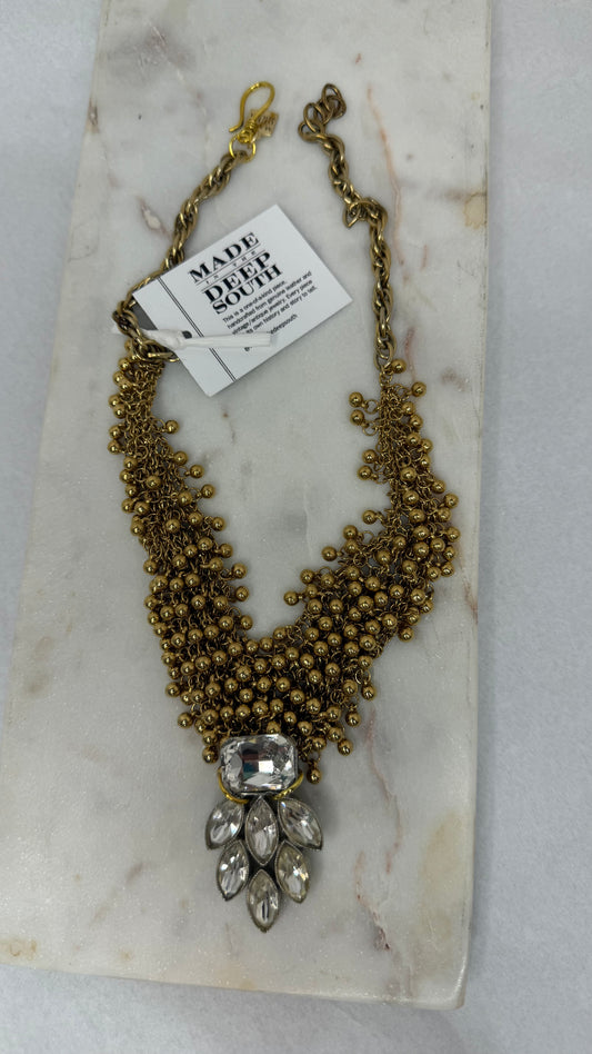 Made shoe clip necklace