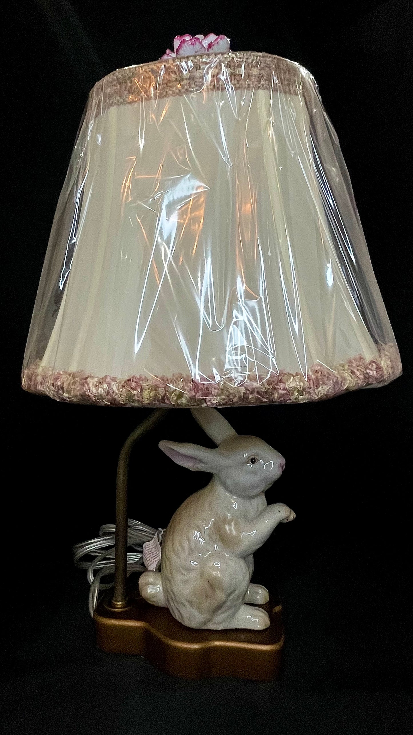 Pink Petite Rabbit Lamp