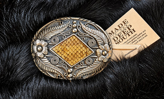 Made belt buckle