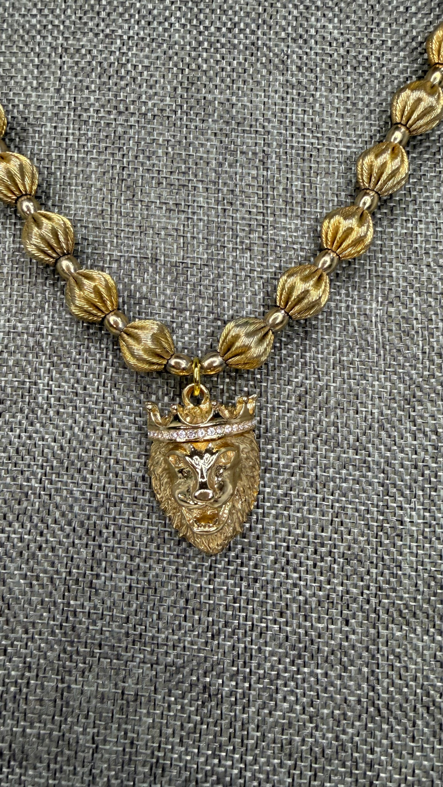 Made- Lion pendant necklace