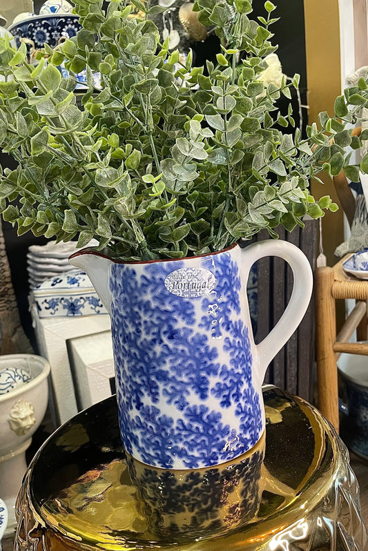 Blue Coral Pitcher