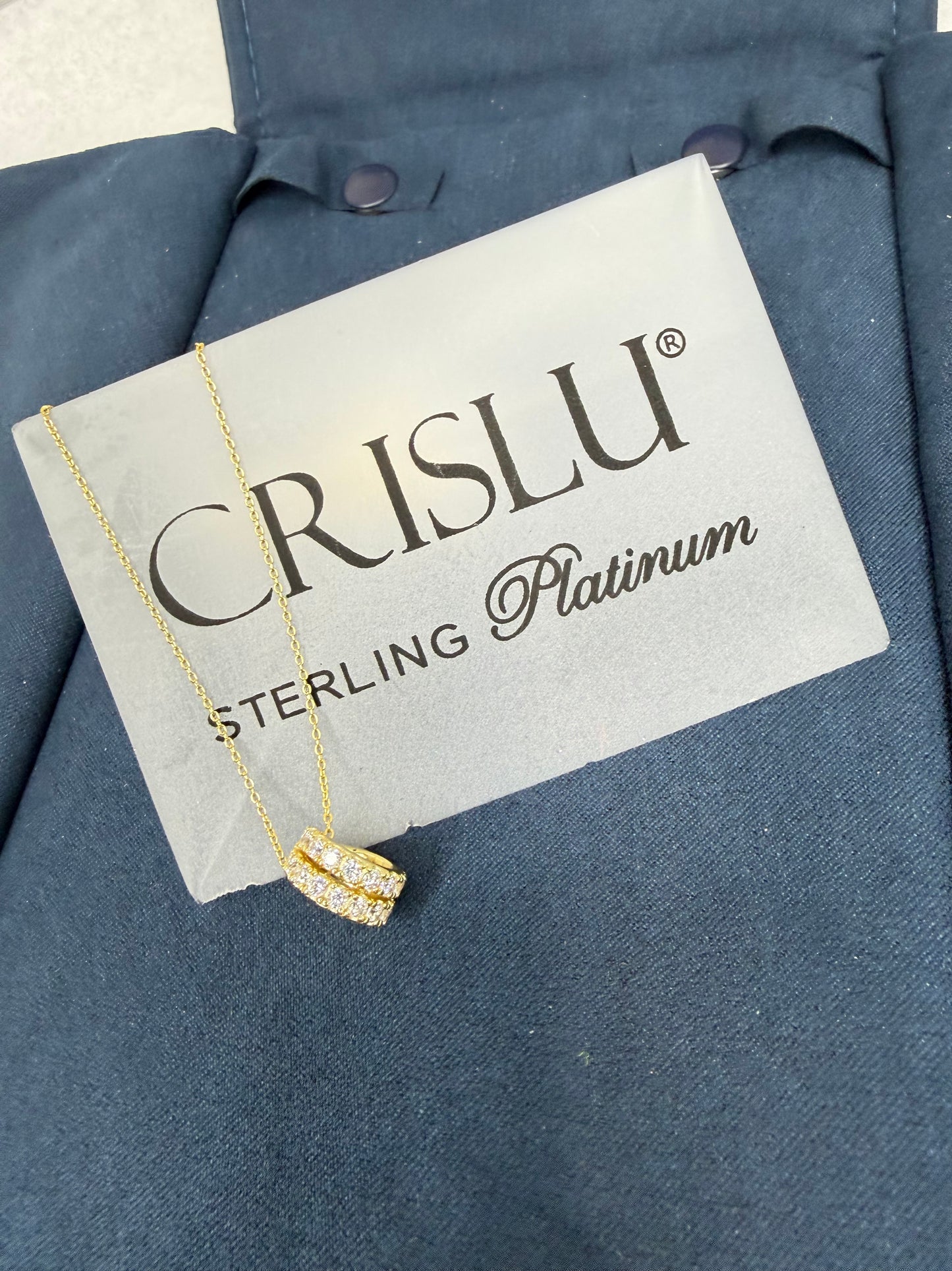 Crislu 18K Gold necklace