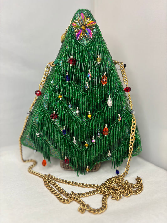 Christmas Tree Purse- Green