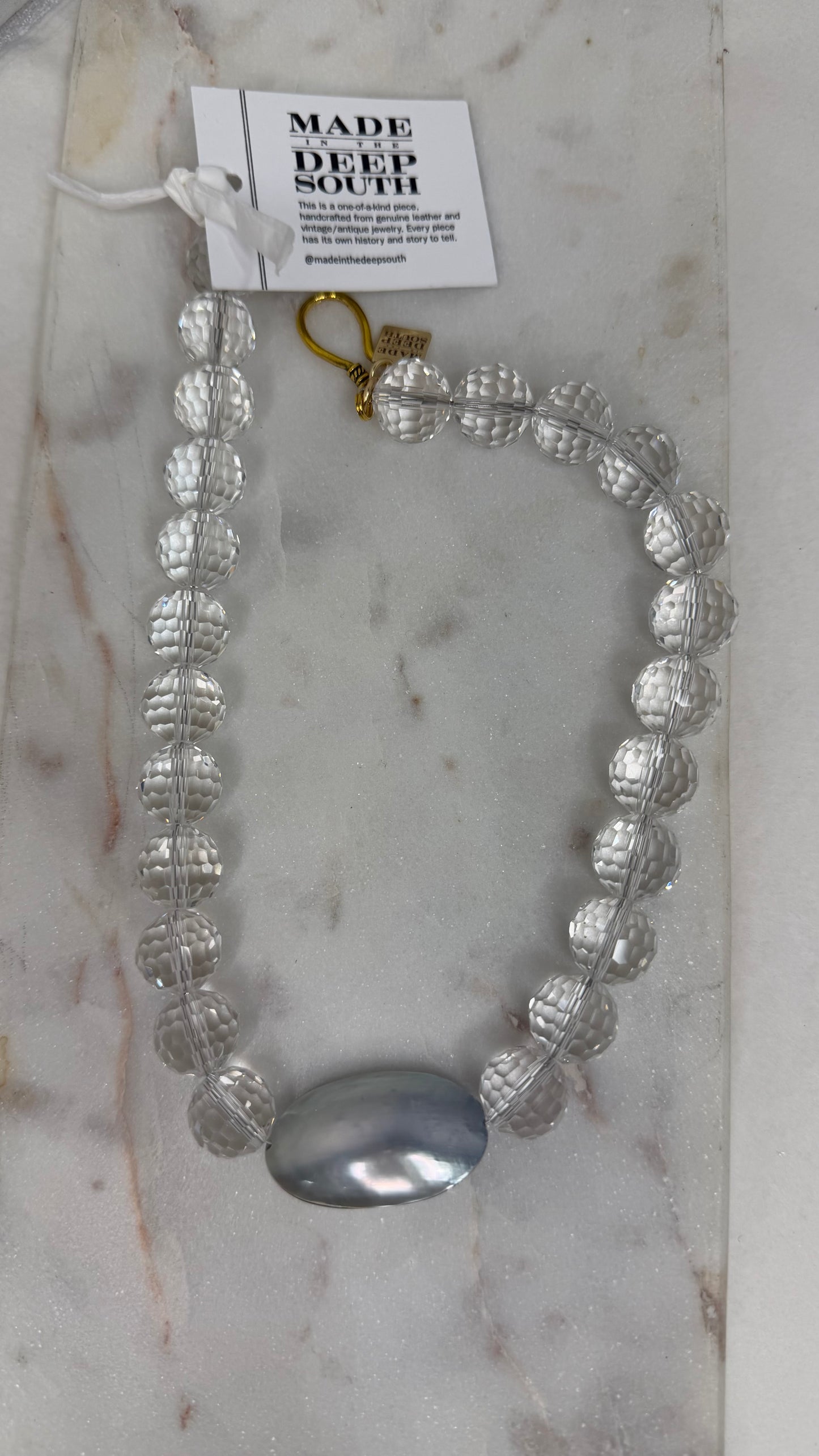 Made- mother of Pearl necklace