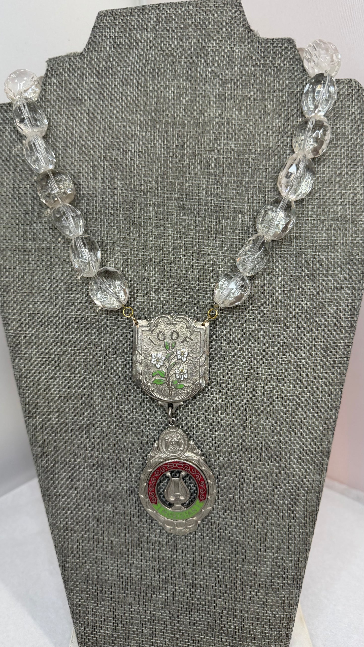 Made medal necklace
