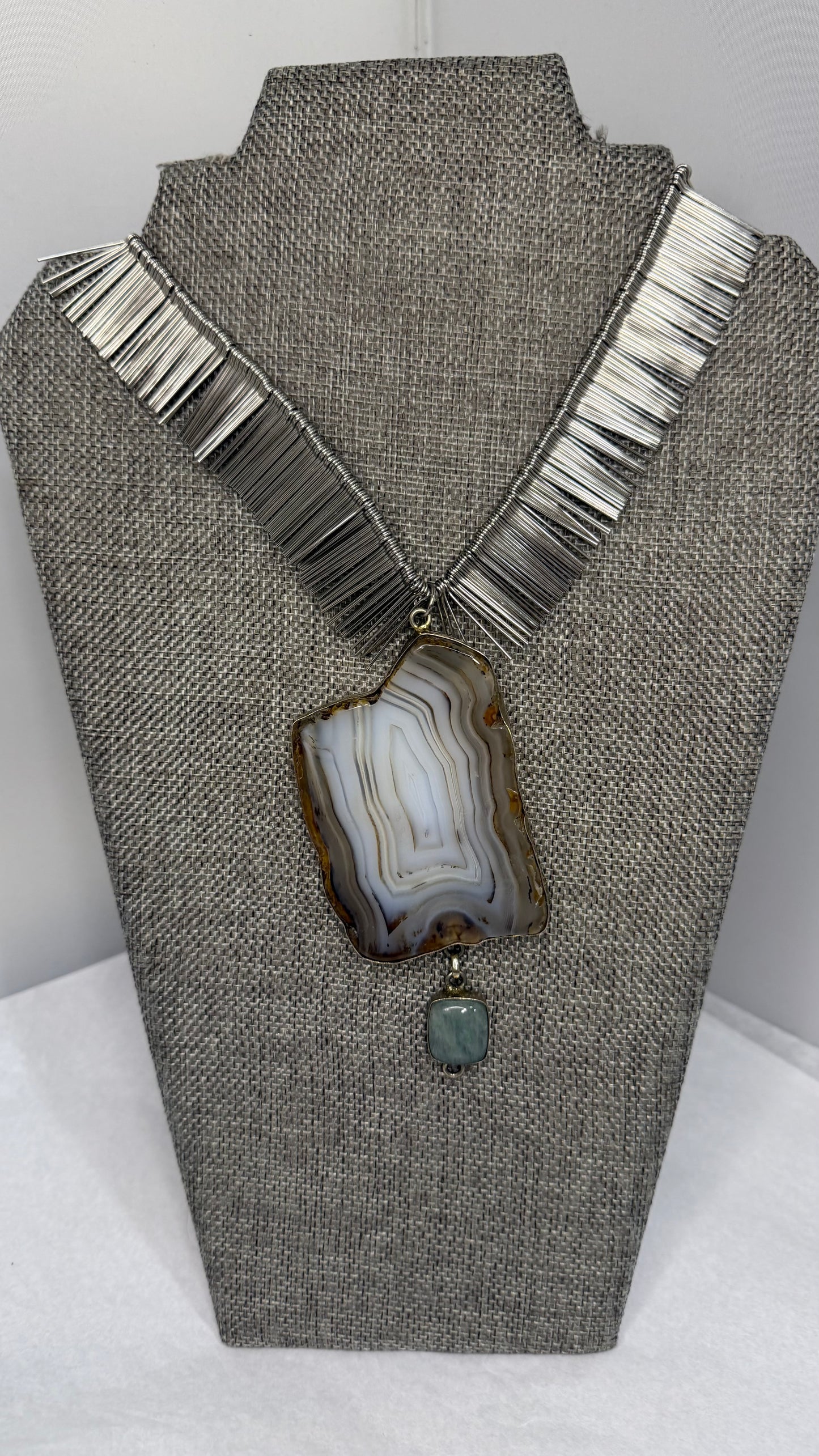 Made 1960s Agate necklace