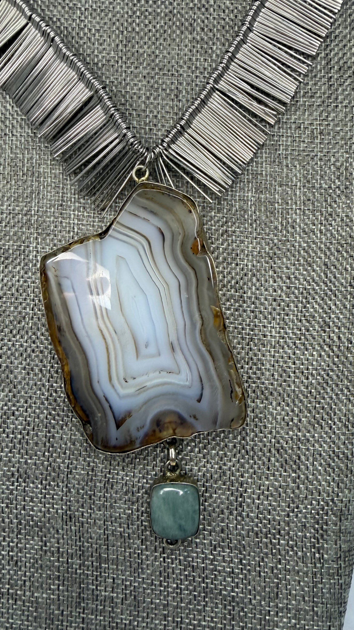 Made 1960s Agate necklace