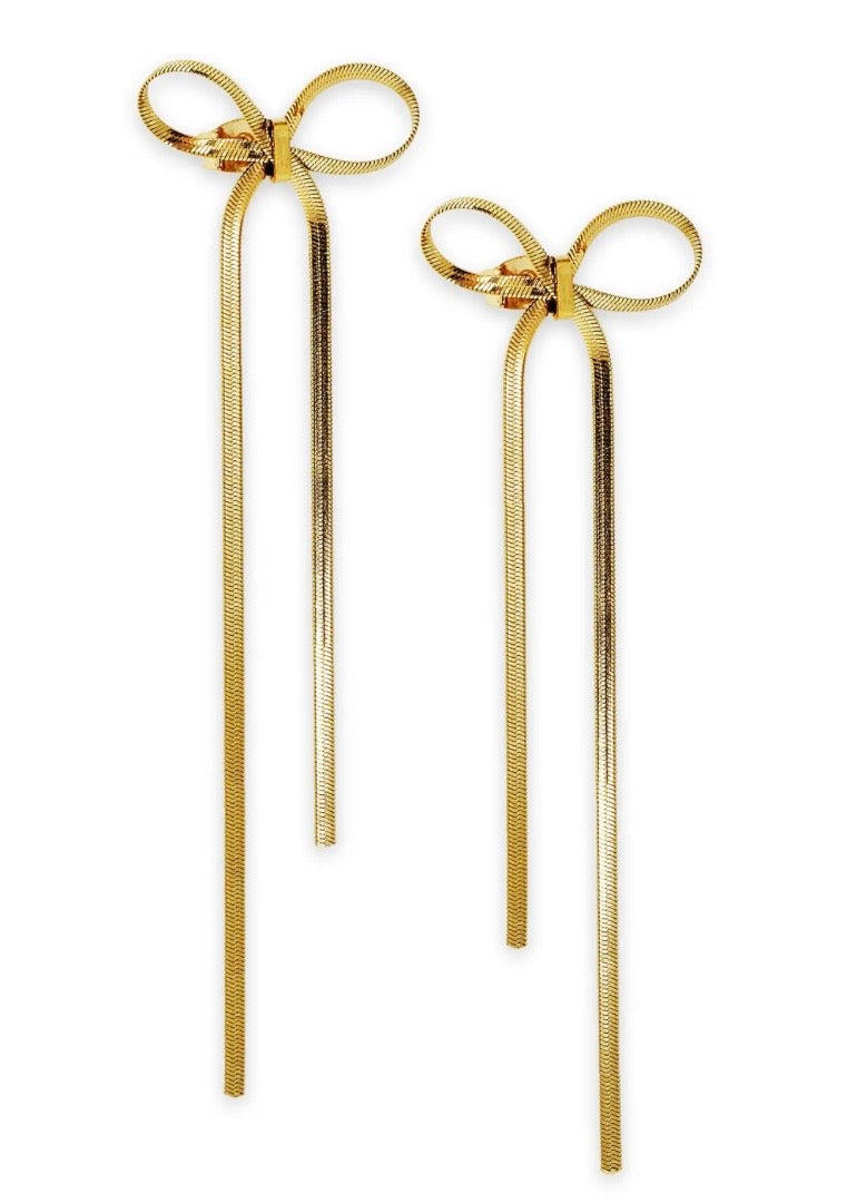 Bow earrings