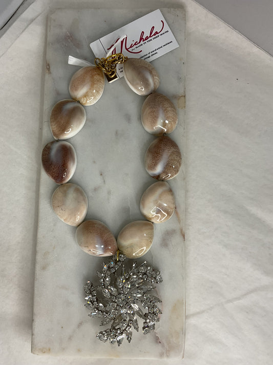 Made cowrie Shell necklace