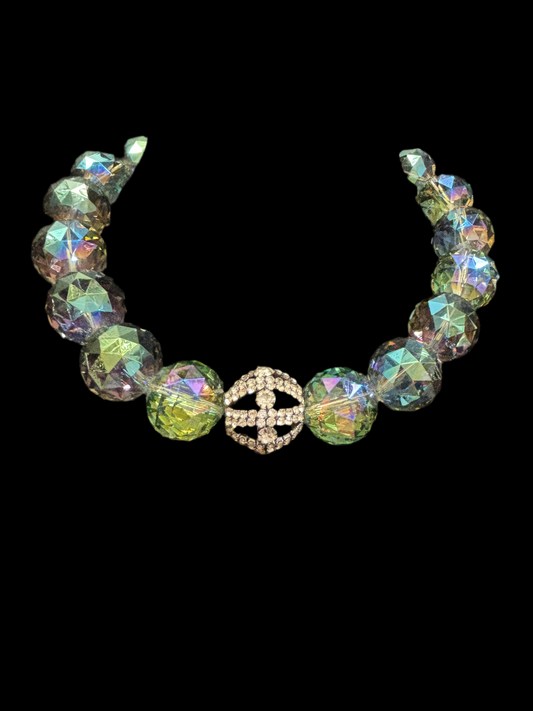 MADE - Crystal Chandelier Bead Necklace