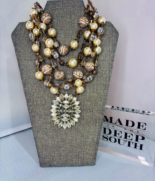 MADE- Gold & Pearl Necklace