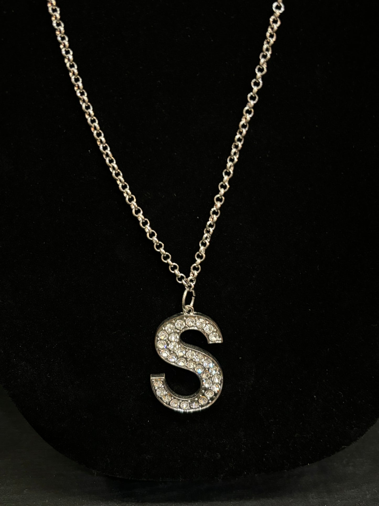 Crystal Letter Necklace