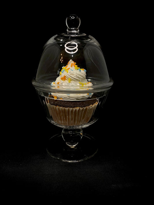 Glass Cupcake Server