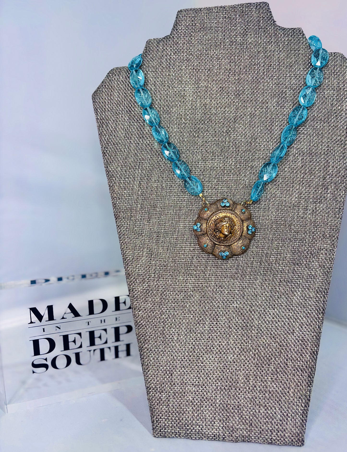 MADE-Aqua Quartz Necklace