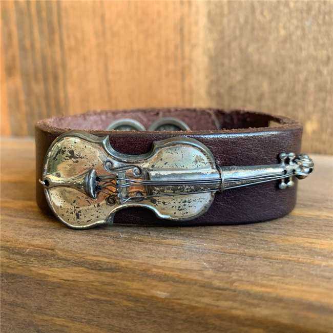 MADE- Silver Violin Cuff