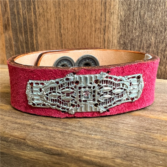 MADE- Red Vintage Cuff