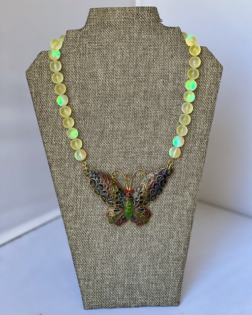 MADE- Multi Color Butterfly Necklace