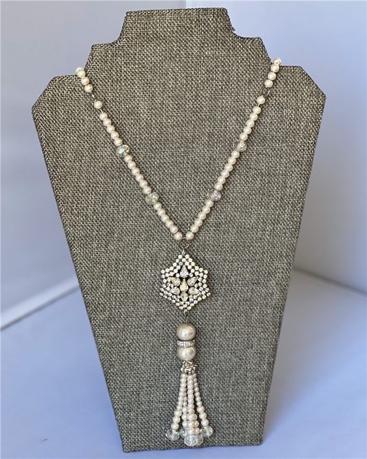 MADE- Long Pearl Necklace