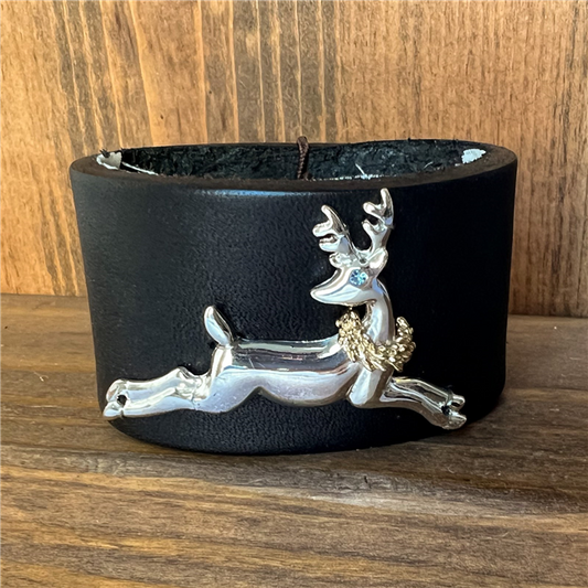 MADE- Silver Reindeer Cuff