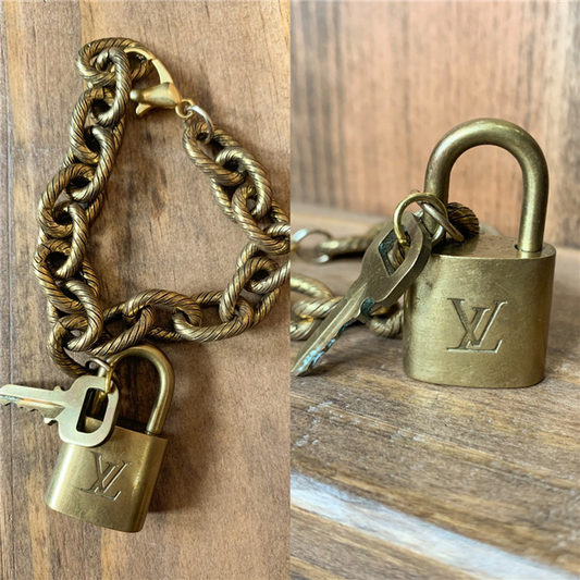 Re-purposed Authentic LV Bracelet