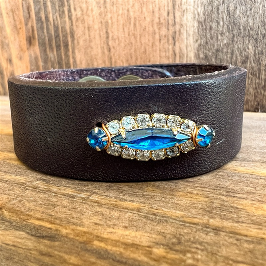 MADE- Glitzy Blue Cuff