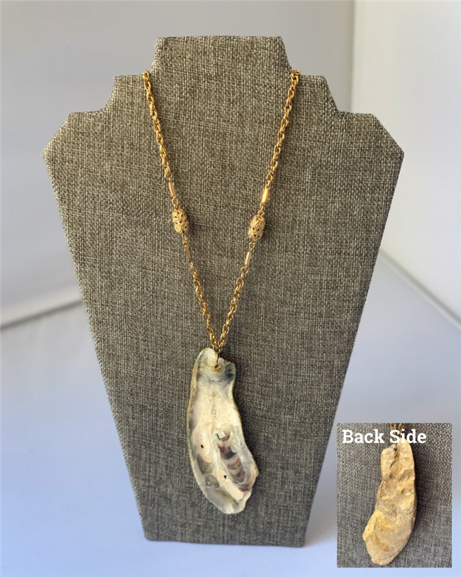 MADE - Gold Oyster on Gold Chain