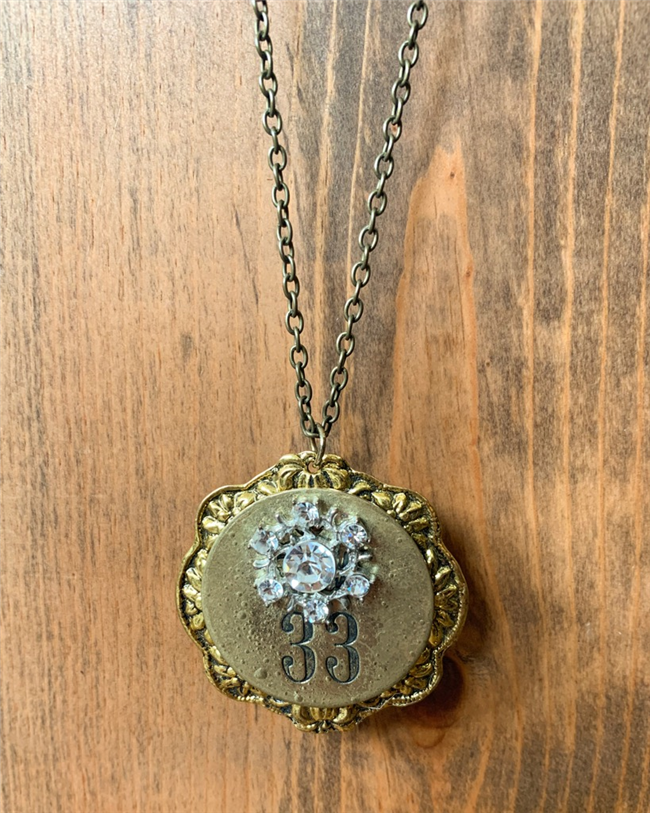 Vintage Style Medallion Necklace
