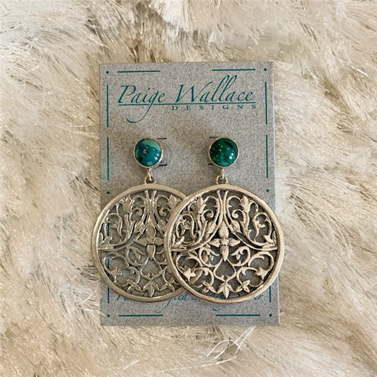 Turquoise & Sterling Silver Earrings