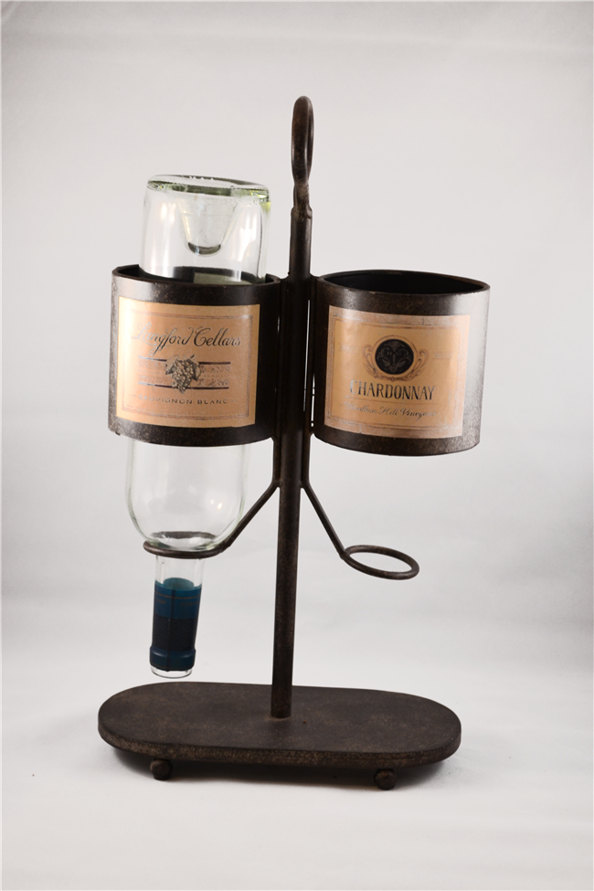 Bronze Wine Bottle Holder Stand