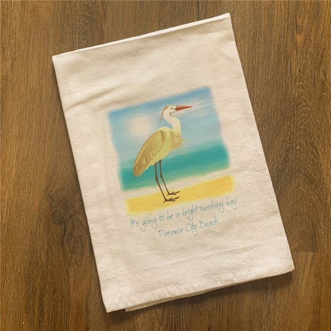 Heron PCB Tea Towel