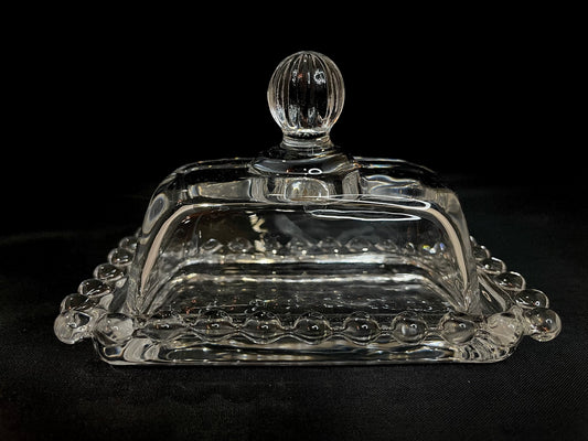 Decorative Rim Butter Dish