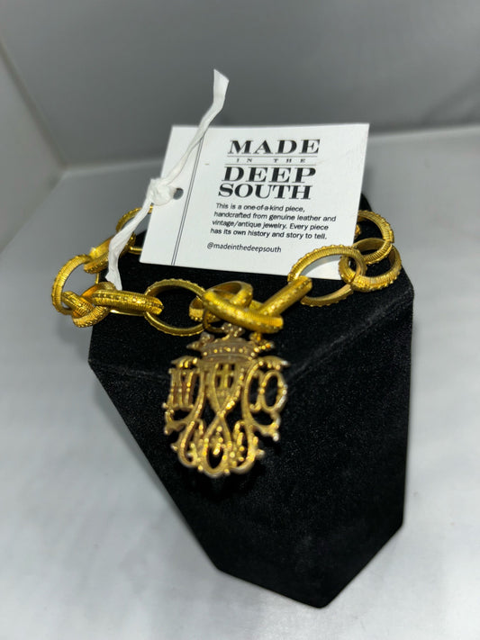 MADE - Gold Bracelet with Charm