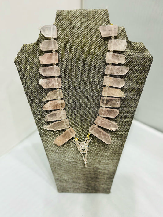 MADE - Rose Quartz Necklace