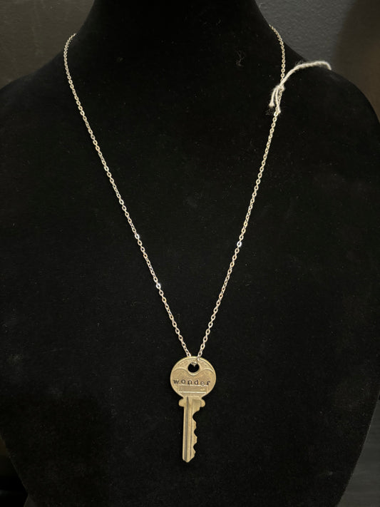 Silver Key Necklace