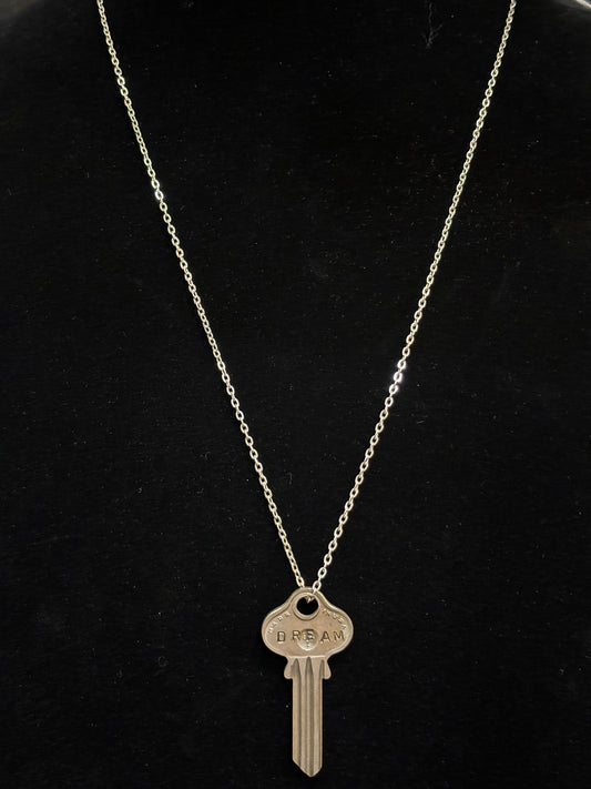 Silver Key Necklace