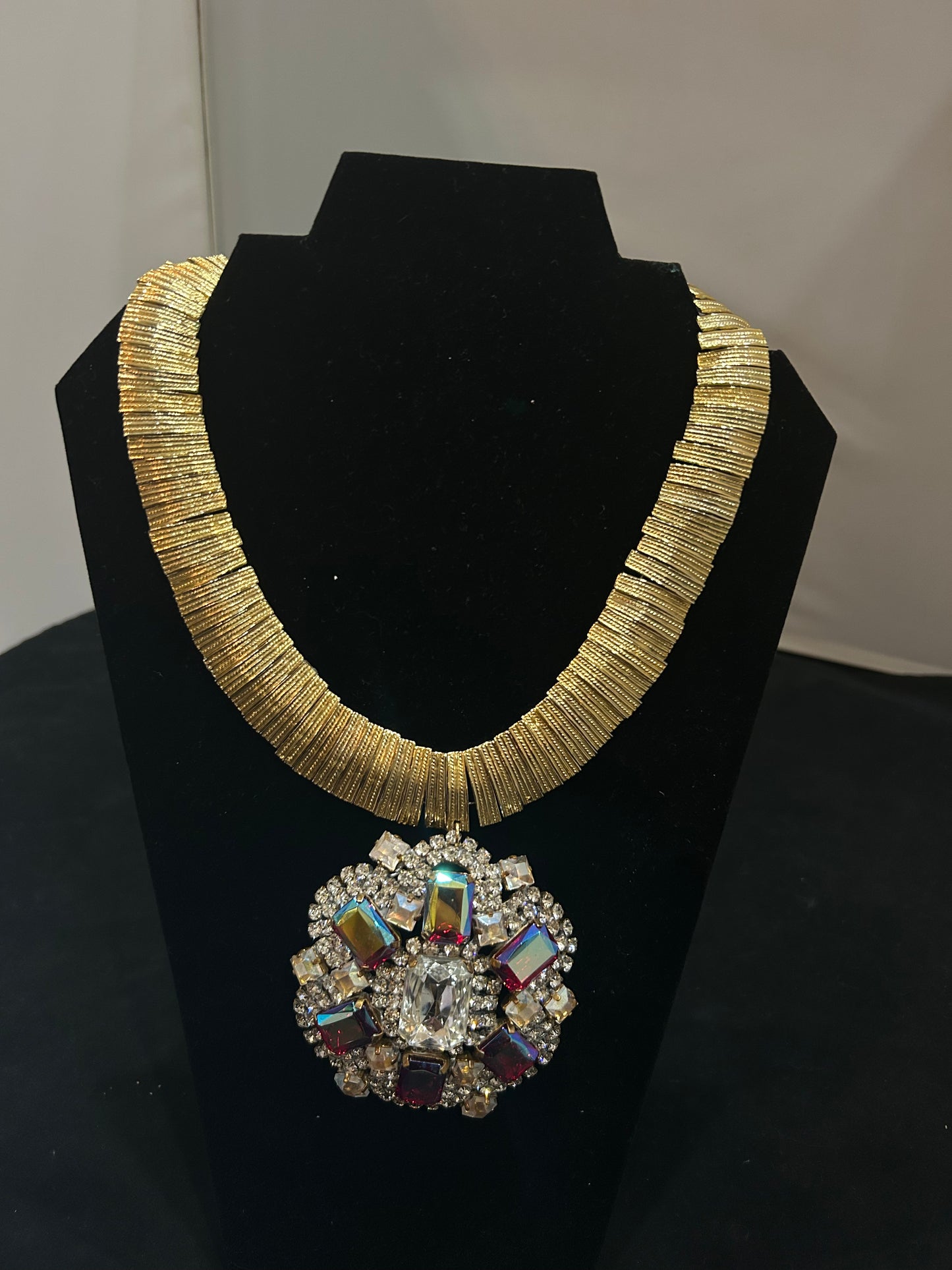 MADE - Iridescent Jeweled Necklace