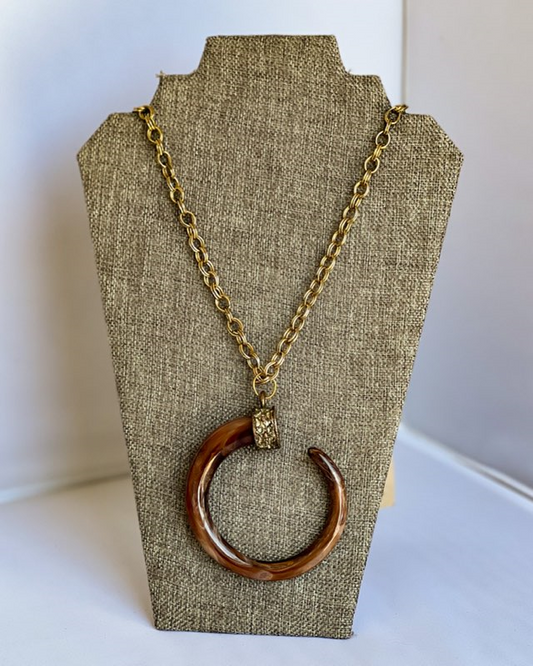 MADE- Long Horn Necklace