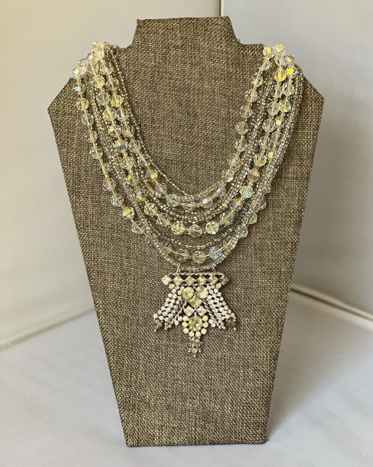 MADE- Iridescent Multi Strand Necklace