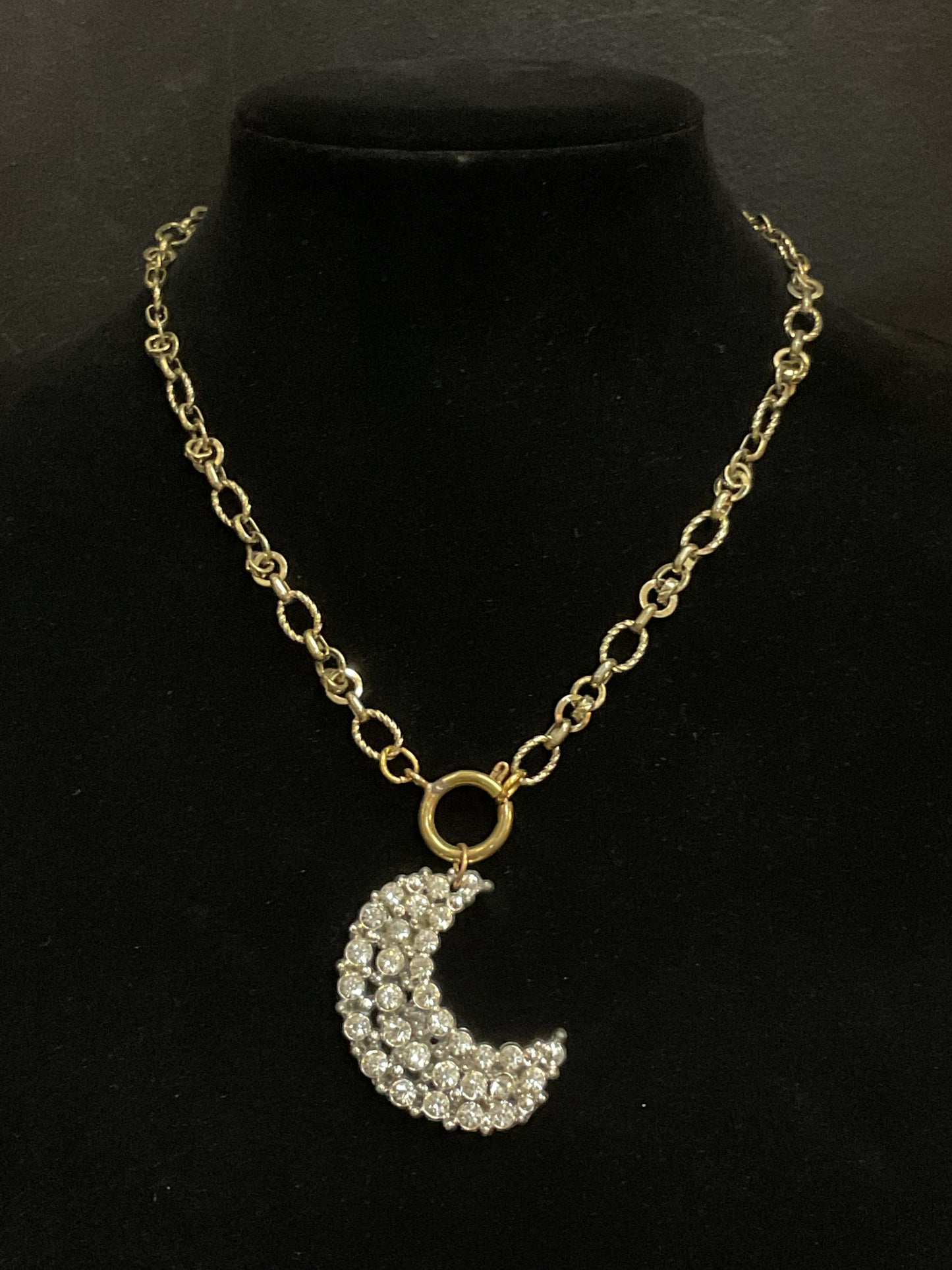 MADE - Gorgeous Crystal Moon Necklace