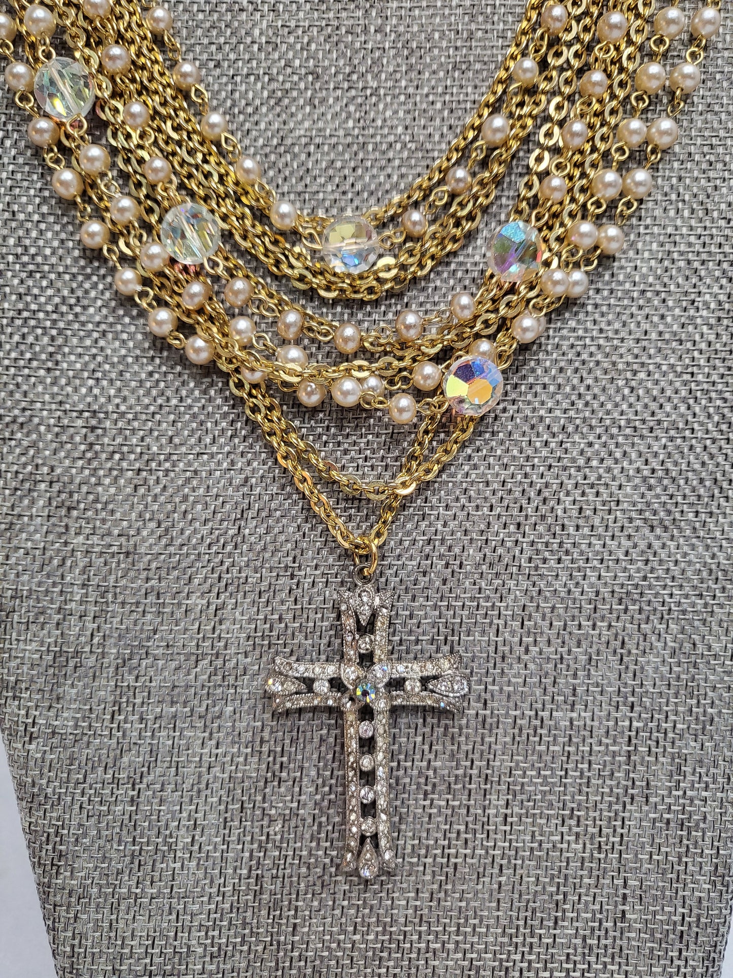 MADE-Layered Cross Necklace