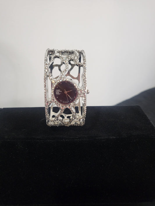 Jimmy Crystal Silver Watch