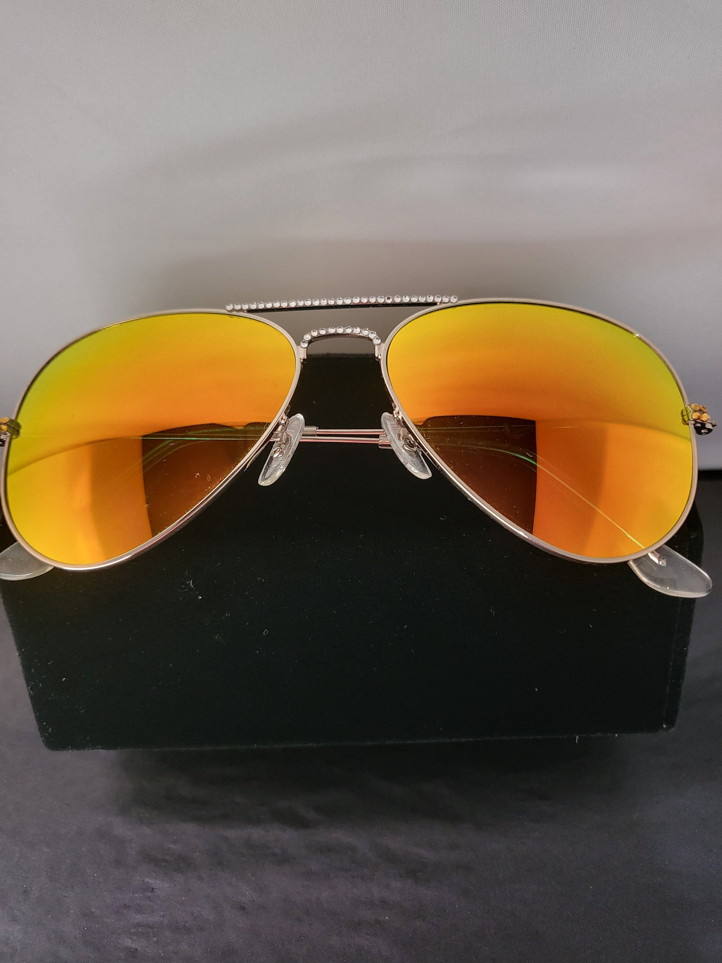 Jimmy Crystal Aviator Sunglasses