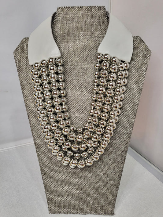 Multi-Layered Magnetic Beaded Necklace