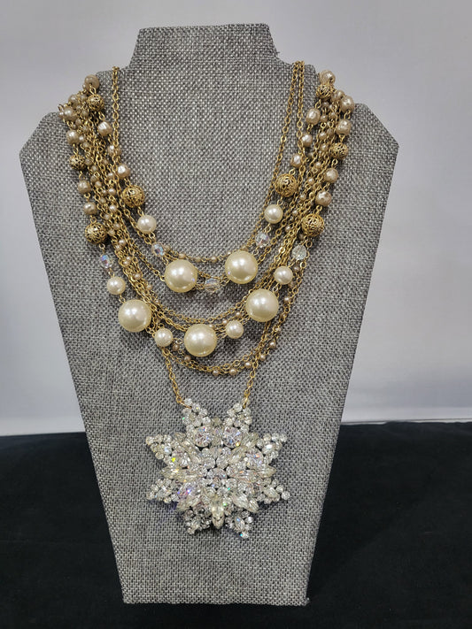 MADE- Gold & Pearl Necklace