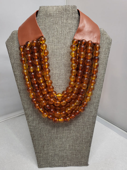 Multi-Layered Magnetic Beaded Necklace